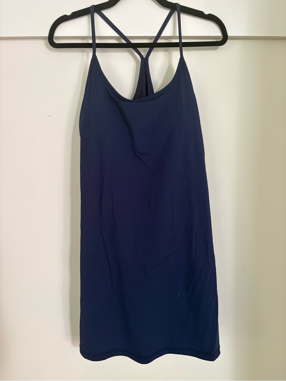 Navy Strappy Slip Dress